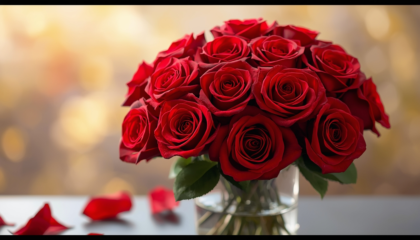 Buket Mawar Merah Elegan